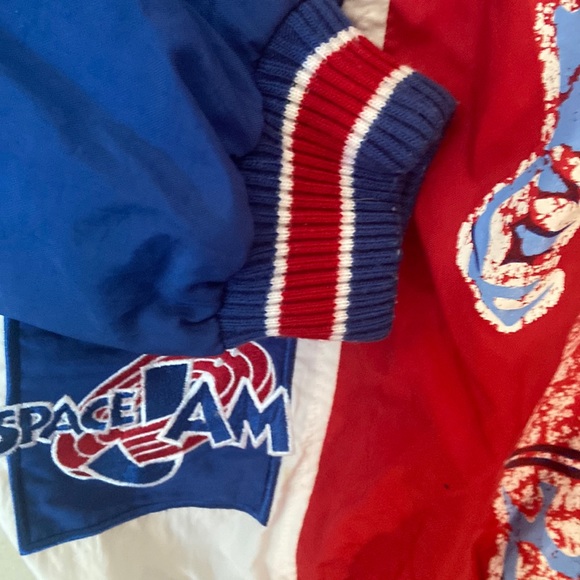 Space Jam Jordan Warner Brothers sz S lightweight Windbreaker Jacker 1996 - Picture 6 of 11